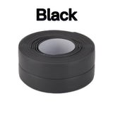 Popxstar Bath Sealing Tape PVC Waterproof Anti-mildew Self Adhesive Wall Sticker Bathroom Shower Sink Sealant Tapes For Bathroom Kitchen