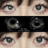 Popxstar  1 Pair Fashion Lenses Colored Contact Lenses for Eyes Beauty Green Eyes Lenses Natural  Brown Lens Grey Lens