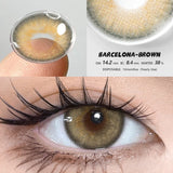 Popxstar New Colored Contact Lenses for Eyes 1 Pair Fashion Blue Eyes Lenses Brown Contacts Green Lenses Yearly Gray Contacts