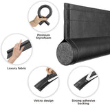 Popxstar 5 colors Door bottom seal strip Soundproof Insulation Wind Under Door Draft Stopper Blocker Weather Strip for Interior Exterior