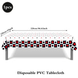 Popxstar  Casino Party Decoration Dice Balloon Lucky 7 Foil Balloon Latex Poker Balloons Casino Poker Party Las Vegas Wedding Decorations