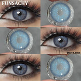 1 Pair Gray Lenses Colored Contacts for Eyes 14.0mm~14.5mm Contact Lenses Hazel Lenses Natural Beauty Cosmetic New Lens