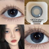 Popxstar 1 Pair/2pcs Lenses Blue Series Beauty Contact Lenses for Eyes Comestics Natural Pupil Eye Color Lens Myopia Brown Lenses