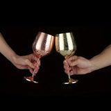 Popxstar  Stainless Steel Wine Glass Champagne Whiskey Wine Glasses 500ml Large Capacity Anti Drop Creative Wine Glass for Home Use