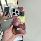 Popxstar  High Quality Exquisite Multiple Colors Velour Heart Pattern Case for iPhone 17 13 14 15 16 Pro Max 11 12 7 8 Plus 16e XS X Cover