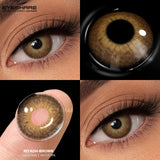 2pcs/1pair Color Contact Lenses for Eyes Fashion High Quality Brown Eye Makeup Blue Eyes Lenses Gray Contacts 6 Months