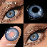 Popxstar   2pcs Hot Selling Colored Contact Lenses for Eyes Beauty Pupils Natural Brown Gray Lens Women Men Cosmetics  Yearly Use
