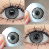 Popxstar 10Pcs 5 Pair Natural Color Contact Lenses for Eyes with Myopia 1 Day Disposable Colored Pupils Blue Eyes Colored Lenses