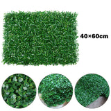 Popxstar 40x60cm Artificial Plant Walls Foliage Hedge Grass Mat Greenery Panels Fence Home Decor Fake Plants Garden Simulated Lawn