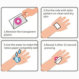 Halloween Red Fake Bite Mark Temporary Tattoos Cosplay Cover The Scar Waterproof Fake Tattoo Sticker for Woman Man