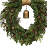 Popxstar Bohemian for Front Door Indoor with Bow Knot Spring Decorations Gift Artificial Wreath Garland for Living Rooms Porches Bedrooms