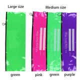 Popxstar  1Set Wig Storage Bag With Hanger For Wig/Hair Extensions Large Hair Storage Bag For Multiple Wigs Pvc Wig Holder Case With Zip