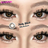 Popxstar  1Pair Fashion Big Lenses Colored Contact Lenses for Eyes Beauty Blue Eyes Lenses Natural Green Brown Grey Lens