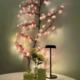 LED Branch Lights Rattan Lights Cherry Blossom Atmosphere Indoor and Outdoor Decorative Styling Lights Bendable Atmosphere Light