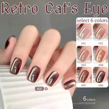 Autumn Winter Blue Black Red Glass Bead Crystal Cat Eye Gel Nail Polish New Whitening High Density Sparkling Nail