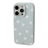 Cute Flowers Lovely Floral Matte Case for IPhone 13 14 16 15 Pro Max Shockproof Protective Cover for Iphone 17 Pro Max Case