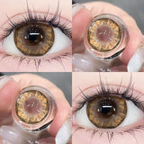 Graded 1pair Color Contact Lenses Diamond Series Softlens 14.4mm