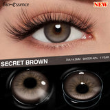 Popxstar New Arrival Bio-essence 1 Pair Gray Lenses for Eyes Color Contacts Lens Fashion Makeup Lenses Blue Pupils for Natural Eyes