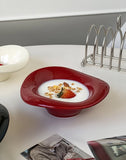 Popxstar Handmade Ceramic Dessert Bowl Solid Color Yogurt Bowl Household High-value Tableware Fruit Salad Breakfast Oat Yogurt Bowl