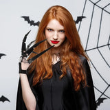 Popxstar Halloween Articulated Fingers Scary Fake Fingers Skeleton Hand Cosplay Finger Glove Realistic Horror Ghost Claw Prop Party Decor