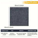 Popxstar  20pcs Self-Adhesive Floor Mats,Square Mat Pads,Striped Mat,Cuttable and Reusable,for DIY,Home Decor,Pet Cat Play Mats,Home Decor