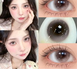 Popxstar Color Contact Lens 2Pcs New Product Myopia Contact Lenses Degree 0 ~ -8.00 Natural Fashion Contact Lenses Pink Soft Lens