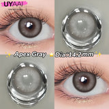 Popxstar  1 Pair Yearly Beauty Fashion Lenses Colored Contact Lenses for Eyes Blue Eyes Lenses Natural  Gray Lens Brown Lens