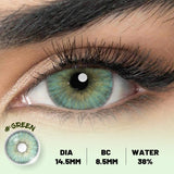 1 Pair NEW Colored Pupils Makeup Green Contact Lenses Beauty Women Colored Pupils Cosmetic Brown Natural Lenses Yearly