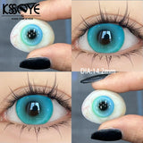 Popxstar  2Pcs Best Selling Color Contact Lenses Myopia Degree -0.00 to -8.00 Purple Series Soft Lens EyeBeauty Pupil