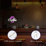 Coffee Led Neon Signs For Wall Decor, For Living Room Bistro Cafe Shop Man Cave Party Led Art Wall Decorative Lights