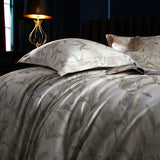 Popxstar  Premium 1000TC Egyptian Cotton Luxury Bedding Set Boho Style Digital Printing Duvet Cover Flat/Fitted Bed Sheet Pillowcases 4Pcs