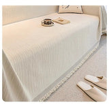 Popxstar  1PC Thick Fabric Sofa Cushion Sofa Cover Universal in All Seasons One-piece Home Textile Products Fashionable Minimalist Design