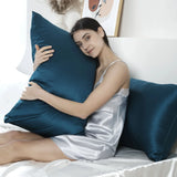 Popxstar 100% Natural Mulberry Silk Pillowcase Luxury 6A 25 Momme Pillow Cases for Hair and Skin With Hidden Zipper Pillow Cover