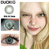 Popxstar  1Pair Contact Lenses for Eye color Lenses Sclera Blue Green Lenses Degree Prescription -0.00 to -8.00 Beauty Pupils