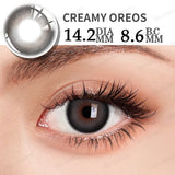 Popxstar  1 Pair Colorcon Colored Contact Lenses Myopia Lenses Dark Lenses Black Eye Lenses Fog Pearl Lens High Quality