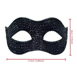 Shiny Acrylic Crystal Half Face Mask Luxury Design Full Jewelry Design Masquerade Mask Sexy Rhinestone Manual Masquerade