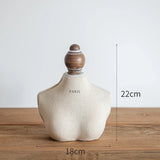 Popxstar Necklace Display Stand Jewelry Earing Ring Display Chain Bust Stand Scarf Holder Mannequin Model Ornament Bedroom Decoration