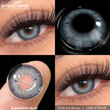 Natural Brown Eyes Lenses 2pcs Colored Contact Lenses for Eyes Blue Eye Contacts Gray Beauty Pupil Yearly Green Lenses