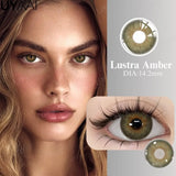 NEW Contact Lens Makeup Green Lens Cosmetic Eye Color Lenses Woman Accesories Natural Brown Eyes Contacts With Big Pupil