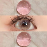 2pcs Blue Colorld Contact Lenses for Eyes with Degree Natural Green Pupils Beauty Korea Lenses Fashion Cosmetics Lens