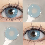 2pcs Natural Color Contact Lenses for Eyes Blue Large Diameter Lenses Korean Fashion Lenses Student Anime Accessories