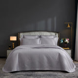 Popxstar  3/5Pcs Luxury 1000TC Egyptian Cotton Quilted Bedspread, King Size, Bed Cover, Mattress Topper Coverlet, Bed Sheet, Pillowcases