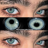 2pcs/Pair Natural Colored Contact Lenses Blue Gray Beauty Pupils Makeup Lenses Brown Eyes Contacts Yearly Soft Lenses