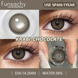 Popxstar  2pcs High Quality Color Contact Lenses for Eyes Cosmetic Gray Lenses Contact Fashion Beauty Pupil Eye Contacts Yearly