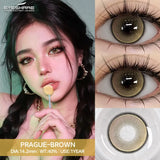 1Pair New Color Contacts Lenses Fashion Soft Blue Green Eyes Contacts Gray Beauty Pupils Brown Eyes Lenses Fast Shiping