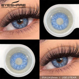 2pcs Natural Color Contact Lenses for Eyes Soft Lenses Colorful Beauty Pupils Gray Brown Contacts Yearly Blue Eye Lens