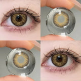 Popxstar  1 Pair Color Contact Lenses For Eyes Natural Gray Blue Beautiful Pupil Soft Natural Accessories Yearly Cosmetic Pupils