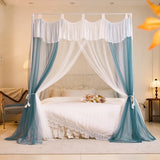 Summer Mosquito Net for Home Decor with Bracket Princess Palace Bed Tent for Girls Canopy 1.2m 1.5m 1.8m 2m Bed