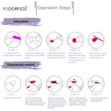 Popxstar  24pcs Y2K Fake Nails with Lovely Black Heart Designs Reusable French False Nails Full Cover Short Press On Nails for y2k Girls