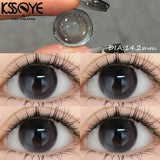 Popxstar  1 Pair High Quality Color Contact Lenses with Diopter Myopia Eyes Contacts Lens Beauty Pupil Makeup Yearly Fast Shipping